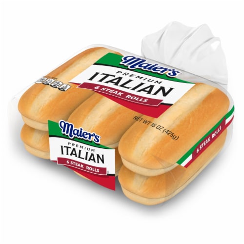 Maier's Premium Italian Steak Rolls Perspective: top