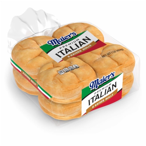 Maier's Premium Italian Kaiser Rolls Perspective: top