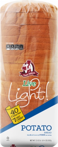 Aunt Millie's® Live Light Potato Bread Perspective: top
