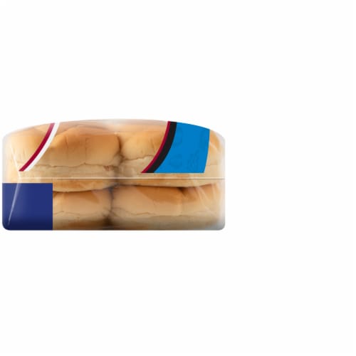 Aunt Millie's Stadium White Hamburger Buns Perspective: top