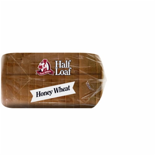 Aunt Millie's Half Loaf Honey Wheat Bread Perspective: top