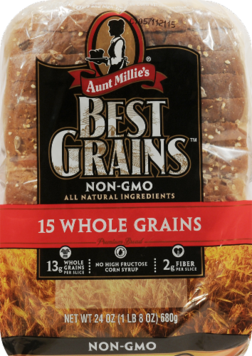 Aunt Millies Bread Wp Best Grains 15 Grain Perspective: top
