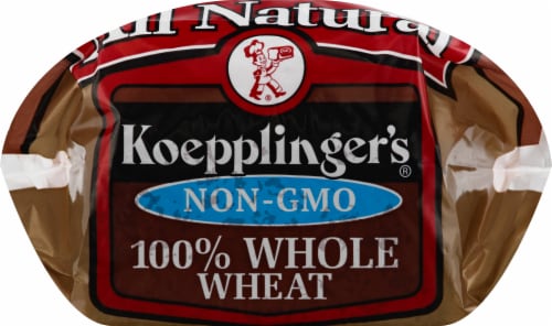 Koepplinger's® Recipe All Natural 100% Whole Wheat Bread Perspective: top