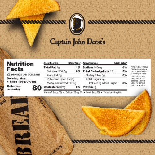 Captain John Derst's Old Fashioned White Bread Perspective: top
