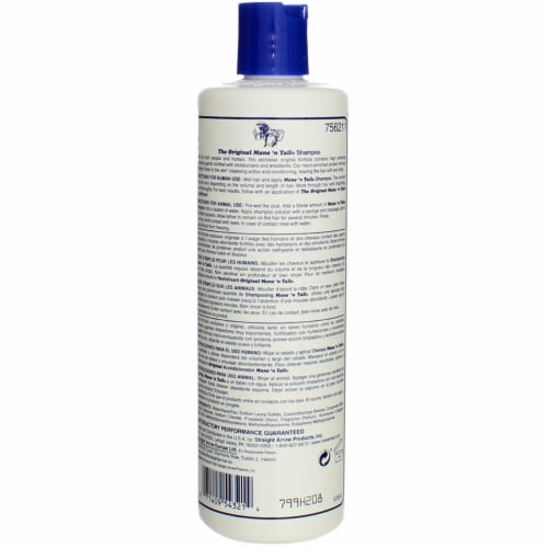 The Original Mane N Tail and Body Shampoo by Straight Arrow for Unisex - 12 oz Shampoo Perspective: top