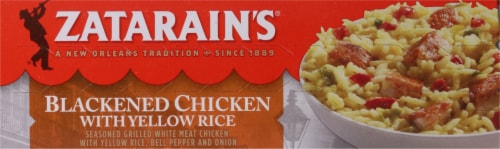Zatarain's® Blackened Chicken with Yellow Rice Perspective: top