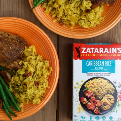 Zatarain's Caribbean Rice Mix Perspective: top