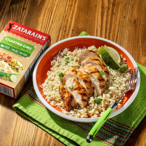 Zatarain's Cilantro Lime Rice Perspective: top