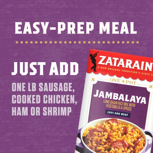 Zatarain's Jambalaya Rice Mix Perspective: top