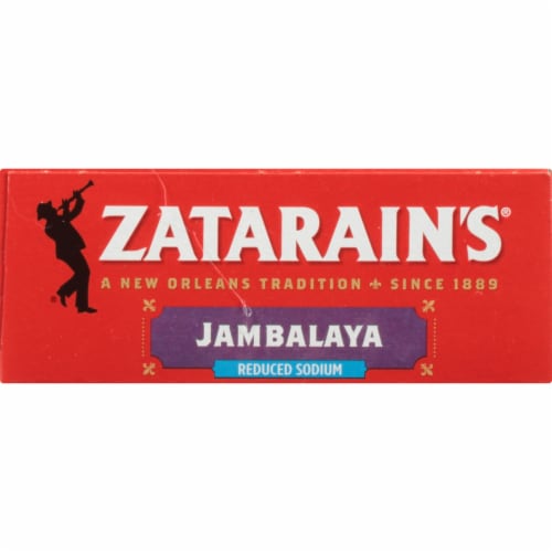 Zatarain's® Reduced Sodium Jambalaya Mix Perspective: top
