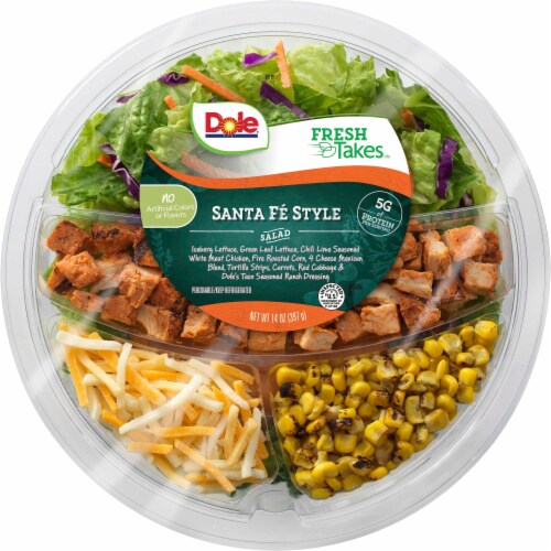 Dole® Fresh Takes Santa Fe Style Salad Mix Bowl Perspective: top