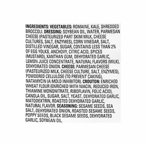 Dole Everything Caesar Chopped Salad Kit Perspective: top
