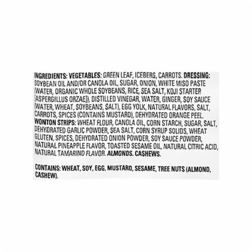Dole Hibachi Miso Chopped Kit 9.5 oz Perspective: top