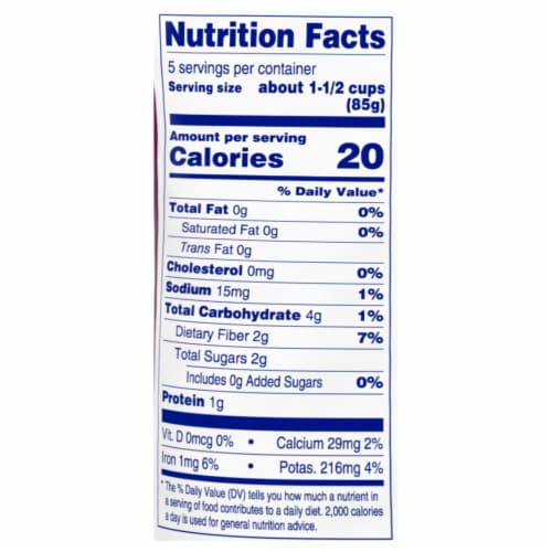 Dole Value Size Classic Romaine Salad Perspective: top