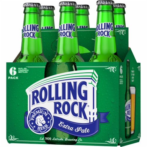Rolling Rock Extra Pale Beer Perspective: top