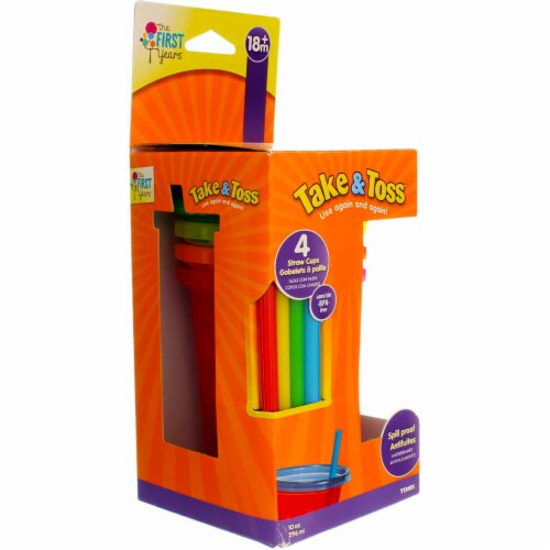 The First Years Take & Toss Straw Cups, 4 ct - Kroger