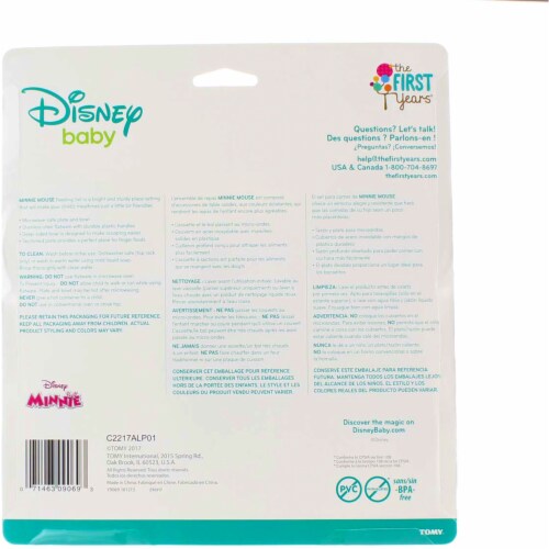 The First Years  Disney Baby Minnie Mouse - 4 Piece Feeding set Perspective: top