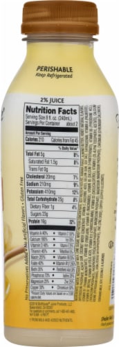 Bolthouse Farms® Protein Plus Banana Honey Almond Butter Protein Shake Perspective: top