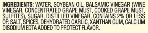 Cardini's Balsamic Vinaigrette Dressing Perspective: top