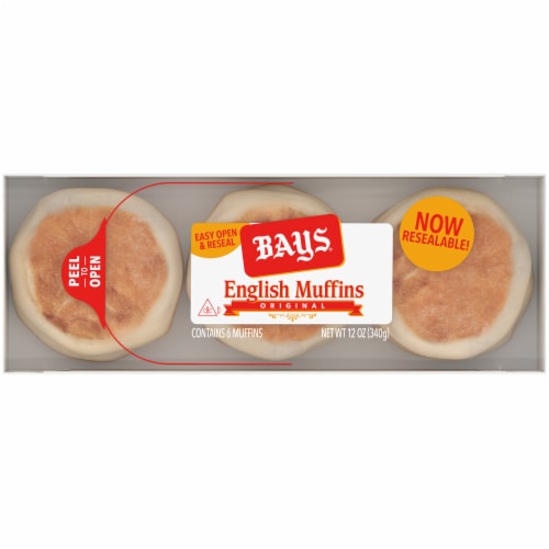 Bays Original English Muffins Perspective: top