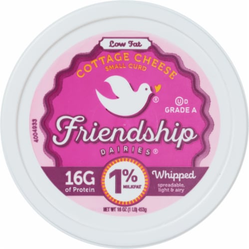 Friendship Dairies® Low Fat Whipped Cottage Cheese Perspective: top