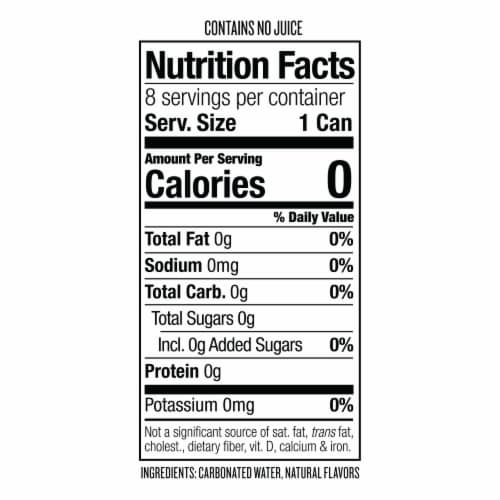 Polar® Lime Flavored Seltzer Water Cans Perspective: top
