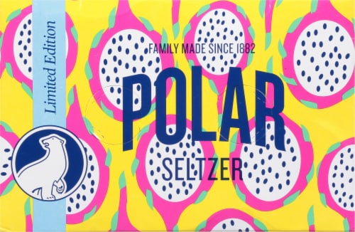 Polar Dragon Fruit Lemonade Seltzer Cans 6 Pack / 12 fl oz Perspective: top