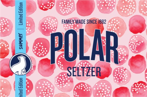 Polar® Strawberry Creme Seltzer Pack Perspective: top