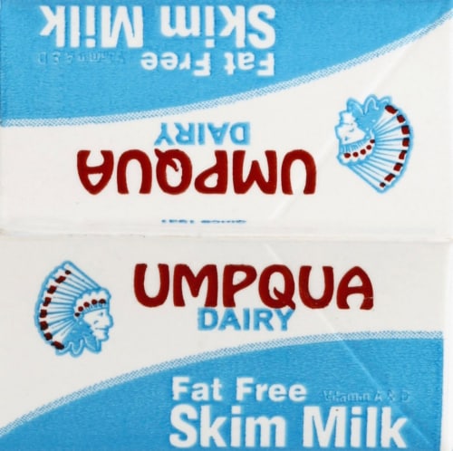 Umpqua Fat Free Skim Milk Perspective: top