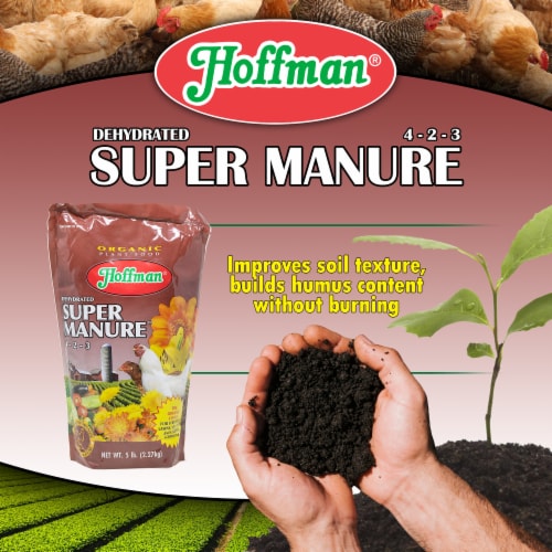 Hoffman A H Inc/Good Earth 20505 Dehydrated Poultry Manure, 5 Lb Perspective: top