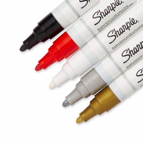 Metallic Sharpie Fine Tip Point Permanent Marker Pen Gold Silver Bronze 1  or 3 P