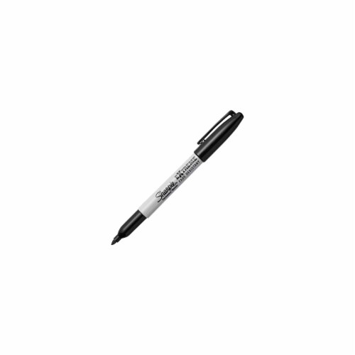 Sharpie Permanent Marker,Black,Fine,PK12 1927432 Perspective: top