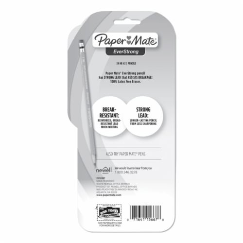 Paper Mate® EverStrong Wood No. 2 Pencils Perspective: top