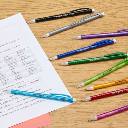 Paper Mate® Mechanical Pencils, Write Bros. Strong #2 Pencil for Less Lead Breakage, 0.9mm, 12 Count Perspective: top