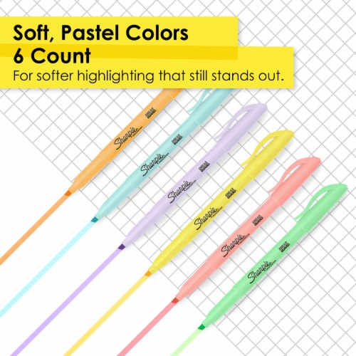Sharpie® Pocket Pastel Highlighters Perspective: top