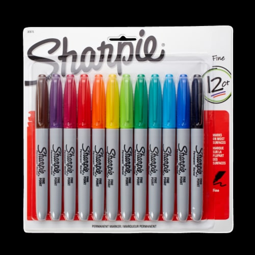 Sharpie® Fine Point Permanent Markers Perspective: top