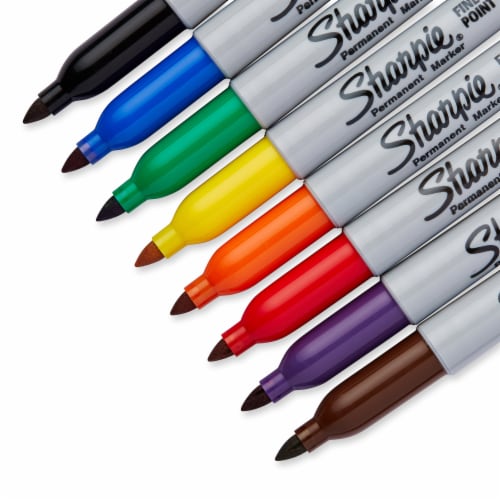 Sharpie Fine Point Permanent Markers - Assorted, 12 pk - Metro Market