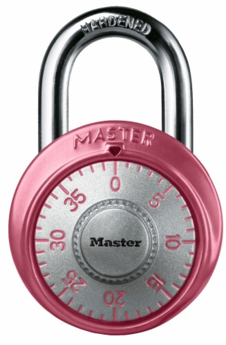 Master Lock® Pink Combination Padlock Perspective: top