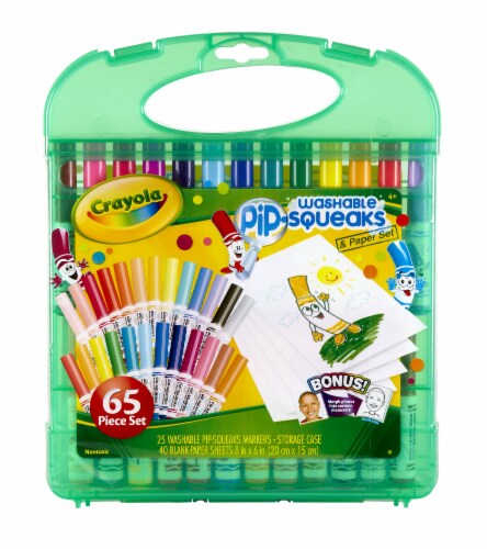 Crayola Pip-Squeaks Washable Markers and Paper Set Perspective: top