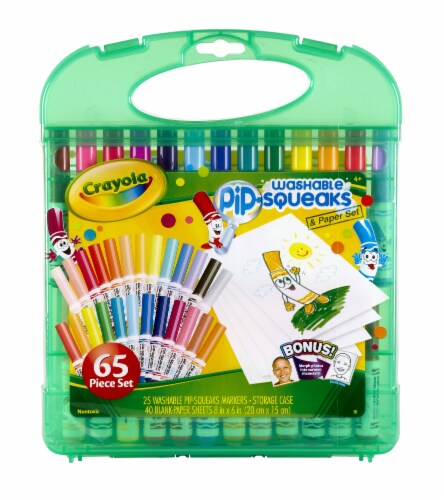 Crayola Pip-Squeaks Washable Markers and Paper Set, 65 pc - Harris Teeter