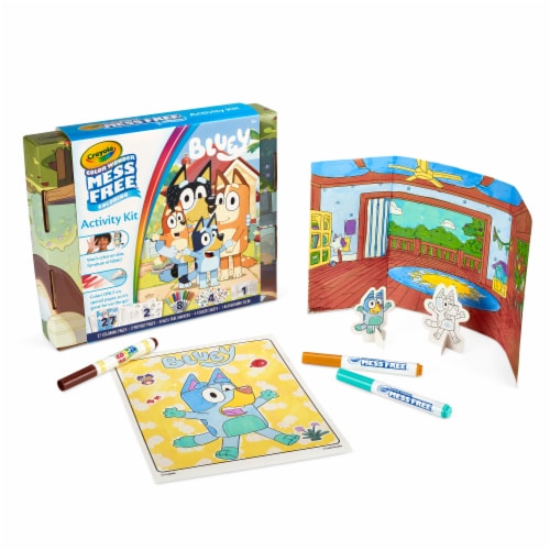 Crayola® Color Wonder Mess Free Activity Kit Bluey Perspective: top