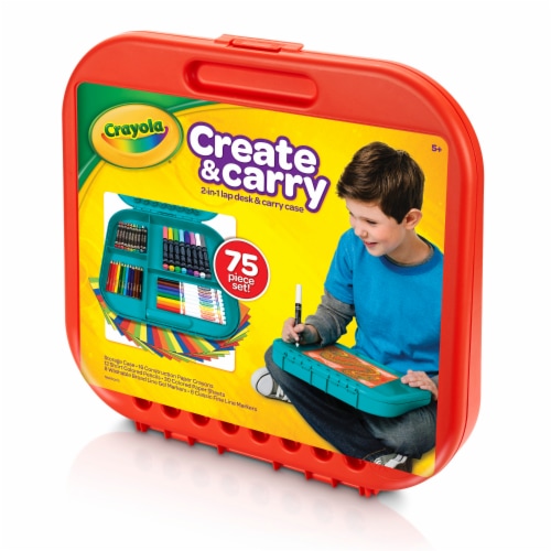 Crayola Create & Carry 2-in-1 Lap Desk & Carry Case Perspective: top