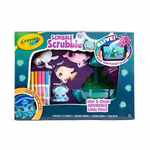 Crayola® Scribble Scrubbie® Glow Ocean Lagoon Perspective: top