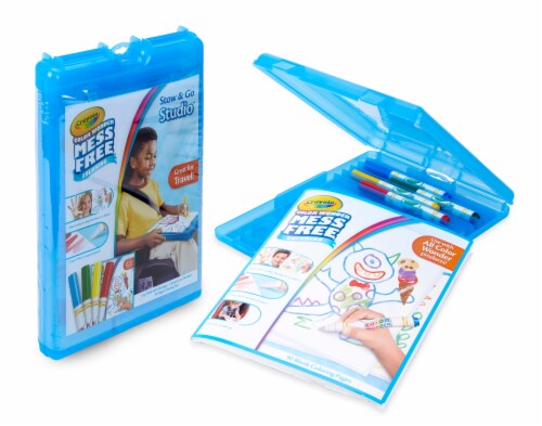 Crayola Color Wonder Mess Free: Stow & Go Studio Travel Kit Perspective: top