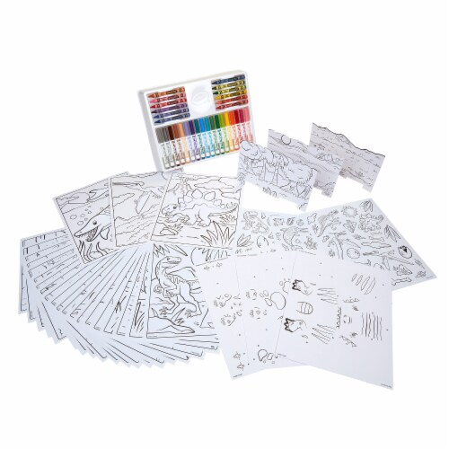 Crayola® Dinosaurs 5-in-1 Creavity Kit Perspective: top
