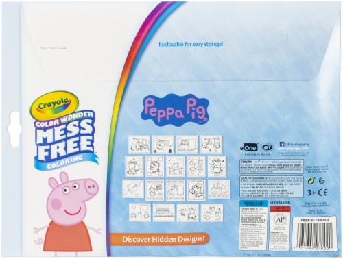 Crayola Color Wonder Peppa Pig™ Coloring Pad and Markers Perspective: top