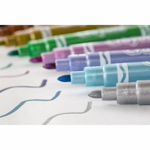 Crayola® Non Toxic Metallic Markers Perspective: top