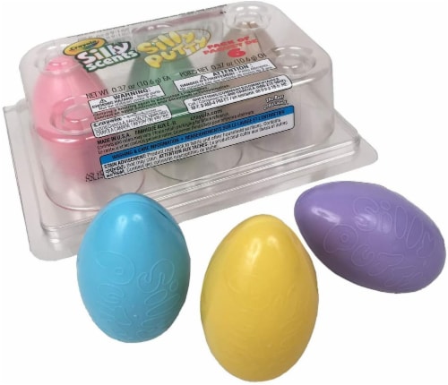Crayola Silly Scents Silly Putty Egg Carton 6 Count 1 Metro Market