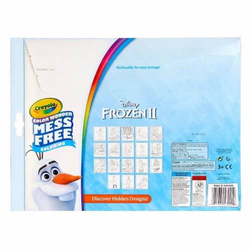 Crayola® Color Wonder Frozen 2 Mess Free™ Coloring Set Perspective: top