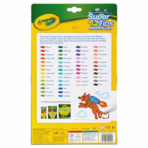 Crayola® Washable Super Tips Markers - Assorted, 20 pc - King Soopers